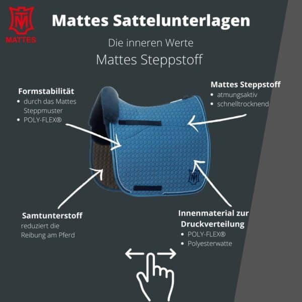 Mattes Schabracke Lammfell